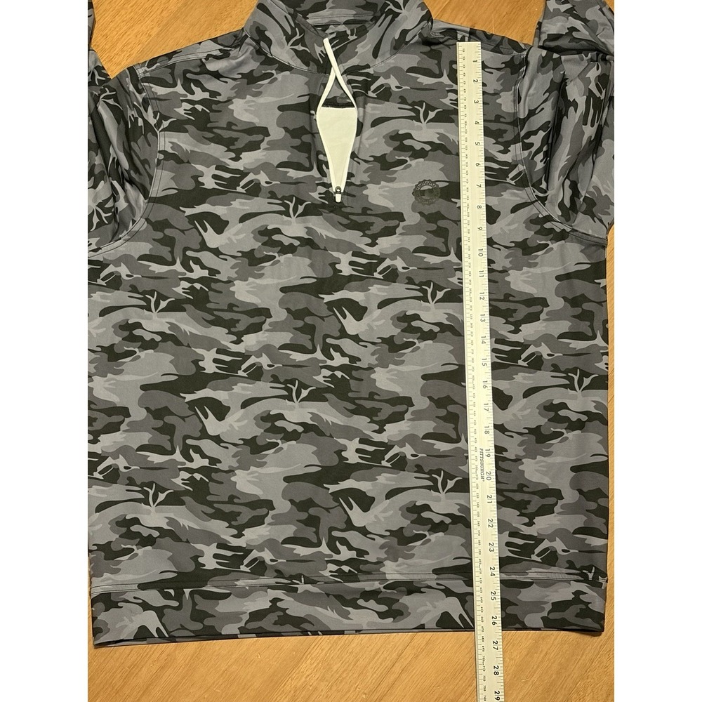 Cisco Brewers Nantucket Sun Shirt 1/4 Zip Large Camo Fishing Beach UPF Cape Cod - Picture 12 of 12